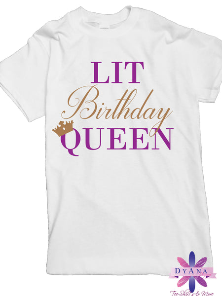 YOUTH - Lit Birthday Queen Shirt