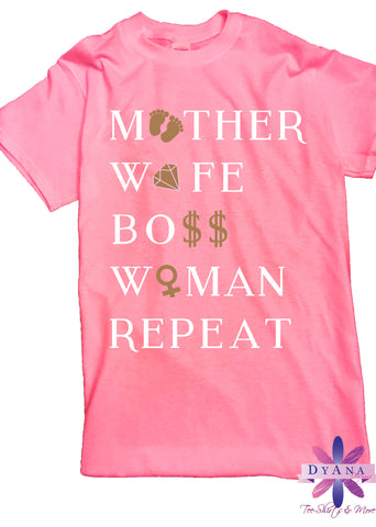 Mother Wife Boss Woman Shirt