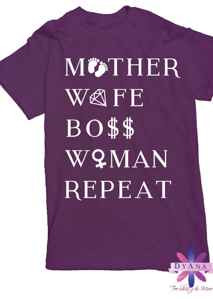 Mother Wife Boss Woman Shirt